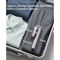 thumbnail image 3 of Travel Steamer for Clothes, Fast Heat-Up in 15s 1200W Portable Handheld Garment Steamer, Leak-Proof Fabric Quick Wrinkle Remover Ceramic Panel, 100-220V, 2-in-1 Dry & Wet Iron for Home, Office & Trav, 3 of 8