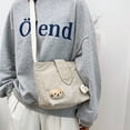 thumbnail image 4 of Autumn And Winter Small Cute Cartoon Crossbody Bags Shopper Bags Handbags Shoulder Bags BROWN, 4 of 8