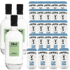 Nkd Distillery Tequila Alternative Premium Non-Alcoholic Spirit 750 ML Bottles w Owen’s Mixers Club Soda 8.2 OZ Cans - Perfect for Mocktails - A