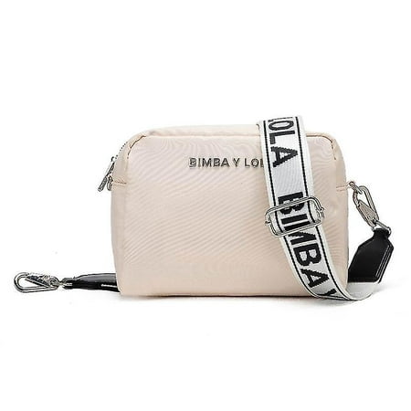 Women Shoulder Bags Bimba Y Lola Crossbody Bag Letter Design Wide Shoulder  Strap Nylon Bag For Daily 