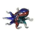 thumbnail image 3 of 7 In Multicolor Blown Glass Octopus Paperweight Figurine Home Decor Sculpture, 3 of 5