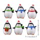 thumbnail image 4 of 6 unidades de pingüinos navideños en miniatura, adornos creativos y adorables (color aleatorio), 4 of 8