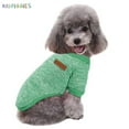 thumbnail image 3 of BadPiggies Pet Dog Warm Knitwear Fleece Sweater Coat Soft Thickening Jacket Vest Winter Clothes for Dogs Cats Puppy (XS, Green), 3 of 6