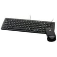 thumbnail image 2 of Viewsonic USB Keyboard & Mouse Set - USB Cable Keyboard - English - Black - USB Cable Mouse - 1000 dpi - Scroll Wheel - Black - Symmetrical - Compatible with PC, 2 of 2