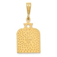 thumbnail image 4 of 14k Yellow Gold Polished 10 Commandment Tablets w/Star Of David Charm Pendant, 4 of 4