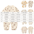 thumbnail image 3 of 2-3 Years Preemie Baby Girl Boy Romper Bodysuit Romper Cotton Romper Outfits Bodysuit Boys And Girls Baby Romper Pajamas Crawling Clothes, 3 of 4