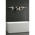 thumbnail image 3 of Kingston Brass KS8126DL Concord Double-Handle 3-Hole Wall Mount Bathroom Faucet in Polished Nickel, 3 of 8