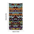 thumbnail image 3 of Boho Tribal Geometric Bath Towel, Oversized 63x31 Inch Soft Absorbent Polyester Bath Sheet for Bathroom, Beach, Travel, 3 of 6