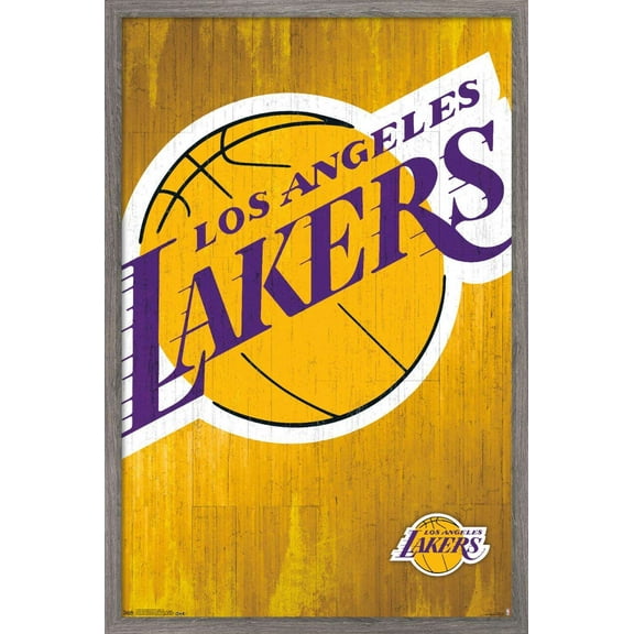 NBA Los Angeles Lakers - Logo 13 Wall Poster, 22.375" x 34", Framed