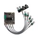 thumbnail image 1 of Plantilla de amplificador de micrófono, micrófonos de 2 vías, placa PCB, antiaullidos inteligentes 50Wx2 + 100W DSP ajuste de reverberación, 1 of 3