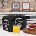thumbnail image 6 of Pofeuu Magician Hat Skull Print Universal Two Slice Toaster Cover,Dust Cover, Toaster Cover Bread Machine Cover Fits for Most Standard 2 Slice Toasters, 6 of 7
