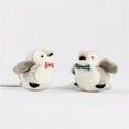 thumbnail image 4 of Mini Plush Couple Penguin Stuffed Animal Keychain for Kids Bag, Purse, Backpack, Handbag, Gift for Couple, 4 of 7