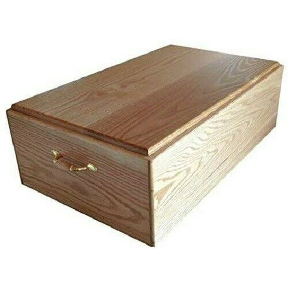 Wooden Pet Casket Funeral and Burial Coffin for Dogs & Cats Wood Dog Burial Box