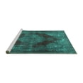 thumbnail image 2 of Ahgly Company Machine Washable Indoor Rectangle Persian Turquoise Blue Bohemian Area Rugs, 5' x 8', 2 of 4