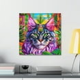 thumbnail image 4 of Cat in Art Deco - Canvas, 4 of 10