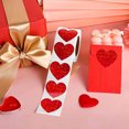 thumbnail image 6 of Heart Stickers, Heart Stickers for Kids, 500Pcs 1.5" Red Heart Stickers Roll, Heart Stickers for Envelopes, Self Adhesive Love Decorative Labels for Wedding Valentine’s Day Award Christmas Supplies, 6 of 6