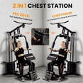 thumbnail image 2 of Syedee Multifunctional Home Gym System, Home Gym Station with 105LBS Weight Stack, All in One Workout Machine for Full Body Strength Training, 2 of 11