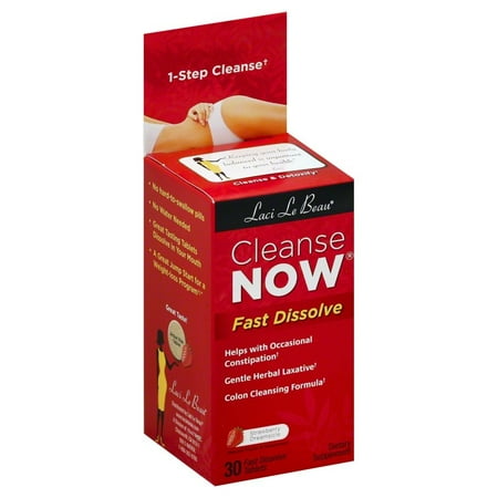 Laci Le Beau Cleanse Now - Fast Dissolve - 30 Tablets