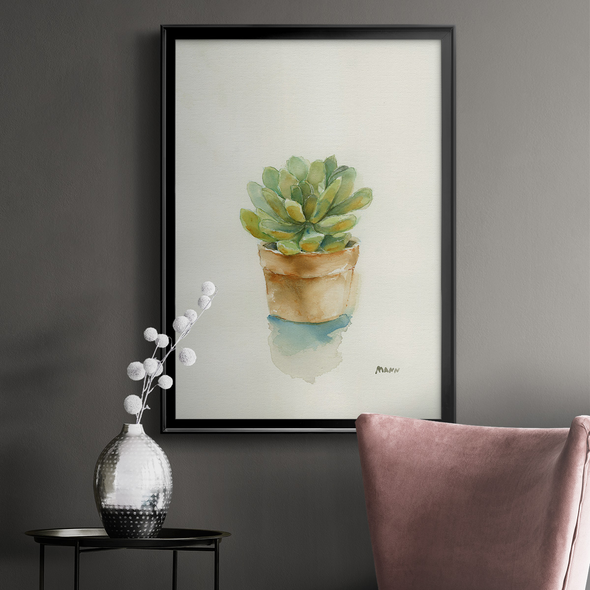 Succulent II Premium Framed Print - Ready to Hang