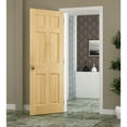 thumbnail image 3 of Frameport Paneled Solid Manufactured Wood Unfinished Standard Door, 3 of 4