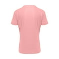 thumbnail image 3 of Cuoff Men's casual solid color V-neck gentleman's business short-sleeved fitness T-shirt Pink 3X, 3 of 5