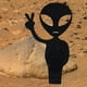 thumbnail image 4 of Enchufe espacio exterior enchufe de Alien Linda de piezaza patio decoración libre jardinería estatua shamjiam Alienígena espacial, 4 of 8