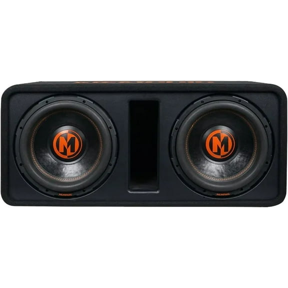 Memphis Audio 12 inch Dual MOJO Pro Loaded Enclosure Subwoofer