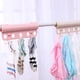 thumbnail image 5 of Perchero de plástico multifuncional a prueba de viento con ganchos para ropa, pantalones, abrigos (Beige), 5 of 5