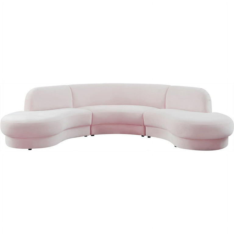 Meridian Furniture Rosa Velvet 3pc. Sectional Meridian Furniture Rosa Velvet 3pc. Sectional