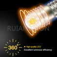 thumbnail image 6 of Ruiandsion E10 Warm White LED Bulb with 3030 Chip Non-Polarity 24V 200LM for Flashlights Camping and Outdoor Lighting,(Pack of 10), 6 of 7