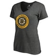 thumbnail image 2 of Women's Heather Gray Boston Bruins #WeSkateFor V-Neck T-Shirt, 2 of 3