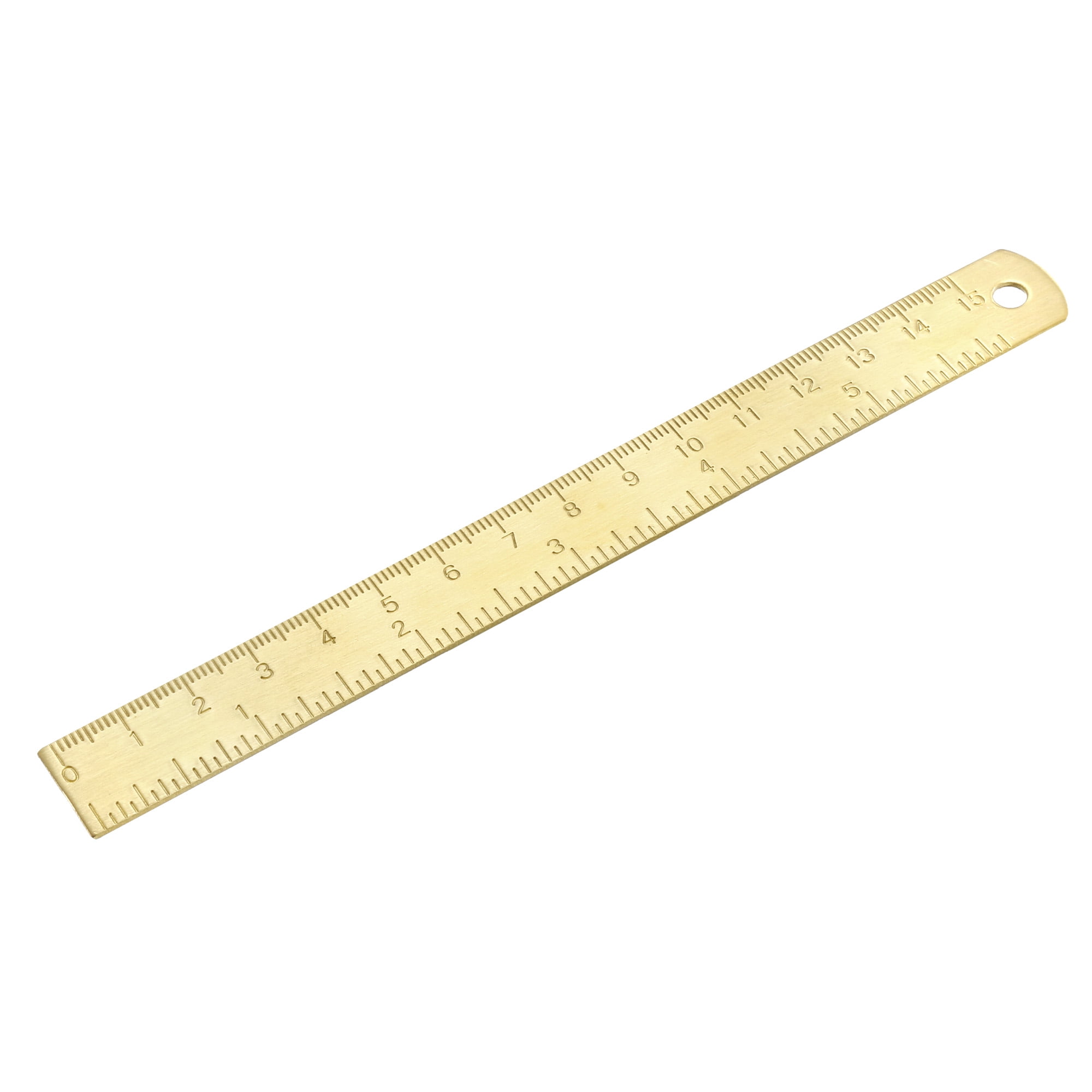 Straight Ruler 150mm 5 Inch Metric Brass Rulers Measurement Tools