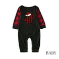thumbnail image 1 of Pyjamas Assortis pour Bébé de Noël à Rayures Imprimées Combinaison à Manches Vêtements de Famille Pyjamas Pyjamas de Noël en Liquidation, 1 of 5