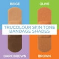 thumbnail image 2 of TruColour Skin Tone Fabric Bandages Multipack, Sterile, 4 Colors, 1 in x 3 in, 100 Count, 1 Pack, 2 of 7