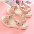 thumbnail image 7 of MEZZALL Toddler Girls Sandals For Everyday Wear Adjustable Hook And Loop Strap Comfortable Lightweight Casual Footwear For Kids Outdoor Play Spring Summer Soft Baby Wear, 7 of 7