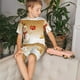 thumbnail image 4 of Balery Christmas Snowman Gift Conjunto de Pijama Infantil de Manga Corta con Estampado – Ropa de Dormir de Algodón Suave-X-Large, 4 of 6