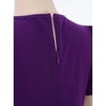 thumbnail image 6 of iiniim Girls Renaissance Victorian Short Sleeve Ruffled Royalty Princess Dress Dark Purple 12, 6 of 7