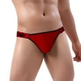 thumbnail image 4 of Vedolay Men's Panties Mens Underwear Wide Belt Mens Mesh Mens Sport Briefs,Red XXL, 4 of 5