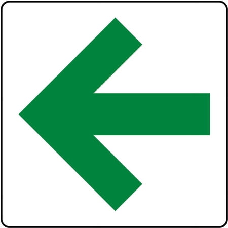 Traffic & Warehouse Signs - Left / Right Arrow Sign - Weather Approved Aluminum Street Sign, 0.04 Thickness - 18" X 24"