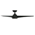 thumbnail image 3 of Sonoma Indoor and Outdoor 3-Blade Smart Ceiling Fan 56in Matte Black with 3000K LED Light Kit and Remote Control, 3 of 4