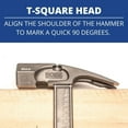 thumbnail image 2 of Boss Hammer BH16TIM 16 oz. Pro Series Milled Face Full Titanium Hammer, 2 of 7