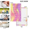 thumbnail image 3 of Coolnut 2PCS Cotton Towel Set,Quick Drying Washcloths,Soft and Breathable Bath Towel Hand Towels for Kitchen Bathroom Gym Beach-Mermaid Fish Scale Wave, 3 of 6