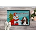 thumbnail image 2 of Carolines Treasures BB1863MAT Snowman With Basset Hound Indoor & Outdoor Mat- 18 x 27 in., 2 of 2