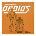 thumbnail image 3 of Playera Star Wars para Hombre, Manga Corta con Estampado C3PO & A2D2 Naranja Talla M, 3 of 3