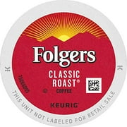Angle View: Folgers Classic Roast Coffee, Medium Roast, K Cup Pods For Keurig Coffee Makers, 32Count