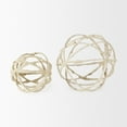 thumbnail image 5 of Mercana Kali 4.5L X 4.5W X 4.5H Small Beige Decorative Metal And Paper Object, 5 of 8