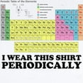 thumbnail image 2 of CafePress - I Wear This Shirt Periodically Periodic Table Infa - Baby Light Bodysuit, Size Newborn - 24 Months, 2 of 4
