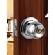 thumbnail image 3 of Cerradura Cerradura Puerta Cerradura para Puerta Interior Cerradura Puerta Universal Acero Inoxidable Cerradura Redonda Cerradura Baño Con Núcleo, 3 of 9