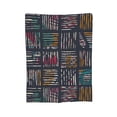 thumbnail image 7 of DouZhe Ultra-Soft Micro Fleece Lightweight Flannel Bed Blanket, Abstract Modern Lines Print Cozy Warm Throw Blankets, 80"x60", 7 of 7