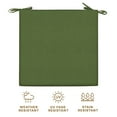 thumbnail image 5 of Textured Solid Artichoke Green Premium Dining Seat Cushion (2-Pack), 5 of 8